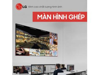 Màn hình ghép LG FHD 700 nit 55'' có đường viền đều nhau 0,44mm